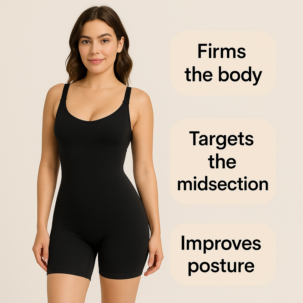 MellowBloom's Women's Seamless Shapewear Bodysuit