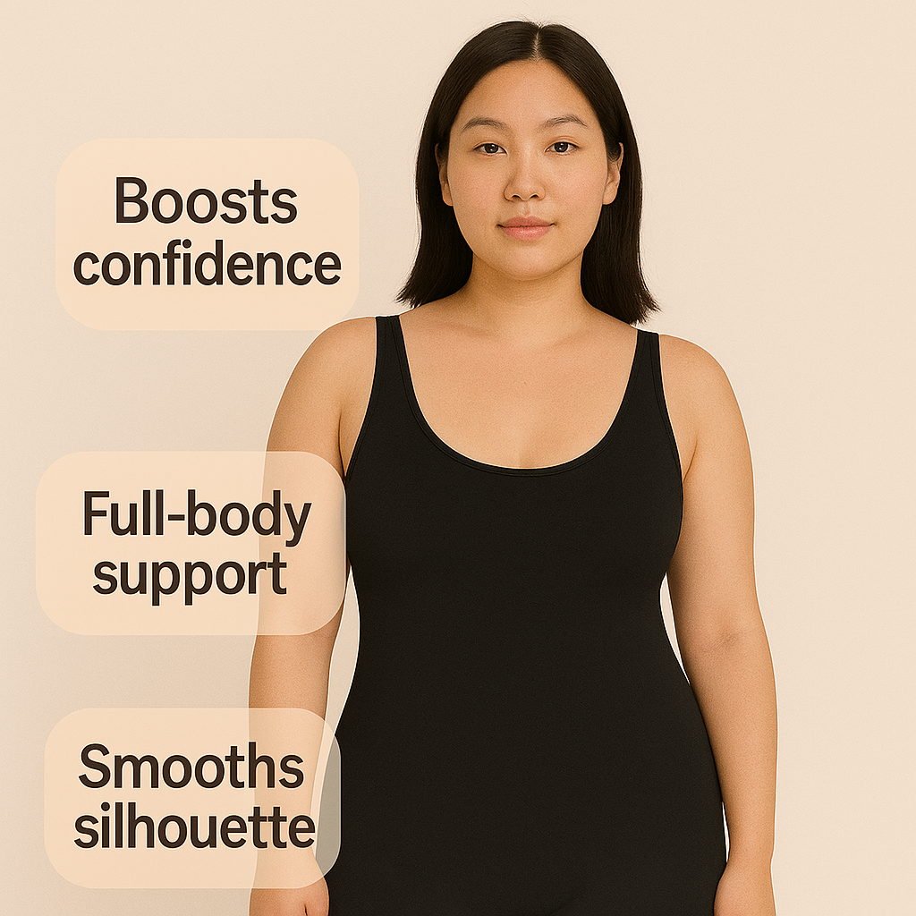 MellowBloom's Women's Seamless Shapewear Bodysuit